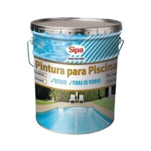PINTURA PARA PISCINA SIPALAC CELESTE TINETA BASE ACRÍLICA PARA HORMIGÓN
